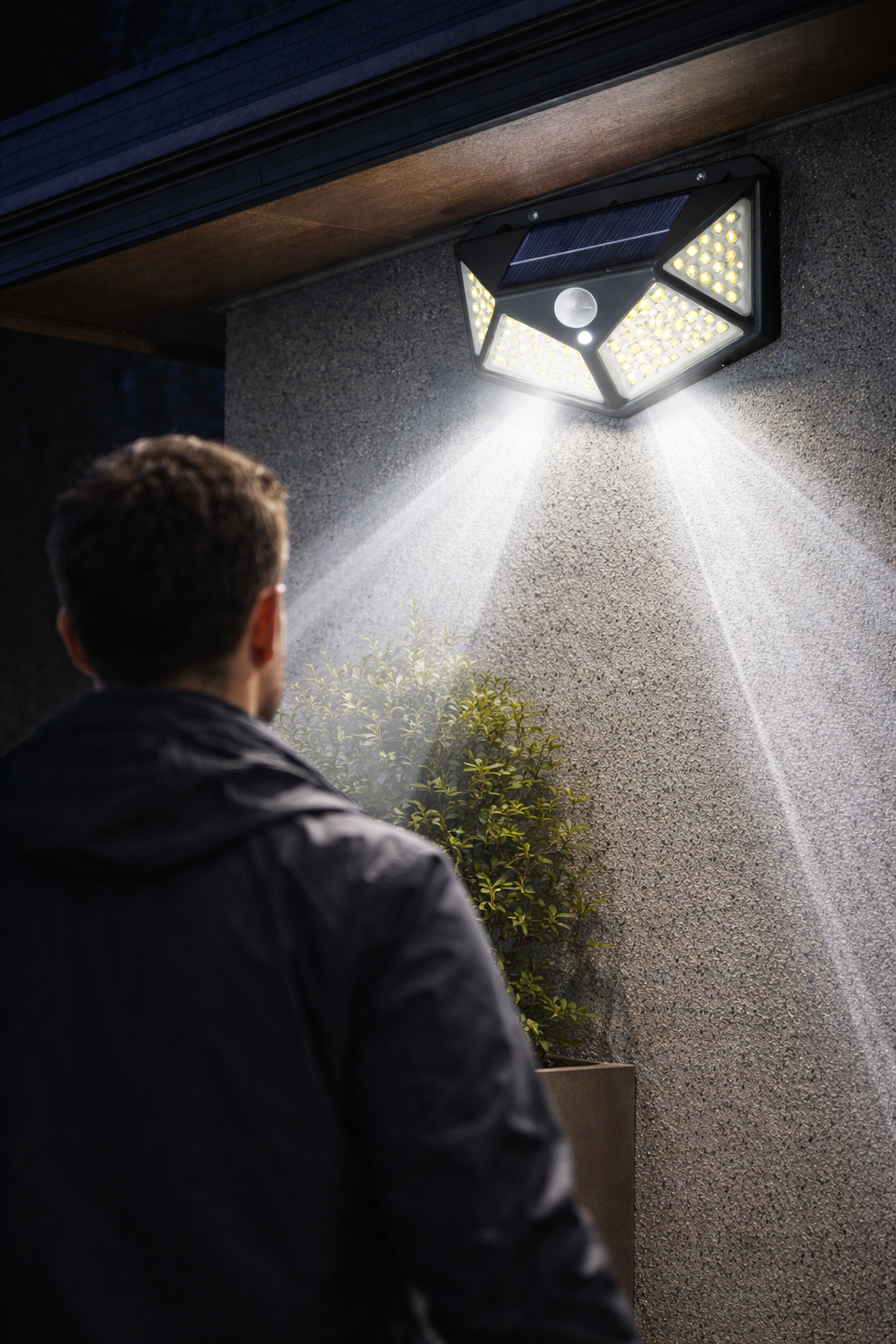 Foco Solar Premium Con Sensor Movimiento